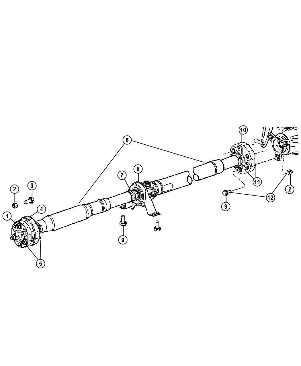 04593679ac dodge shaft drive rear 2 piece dodge parts overstock