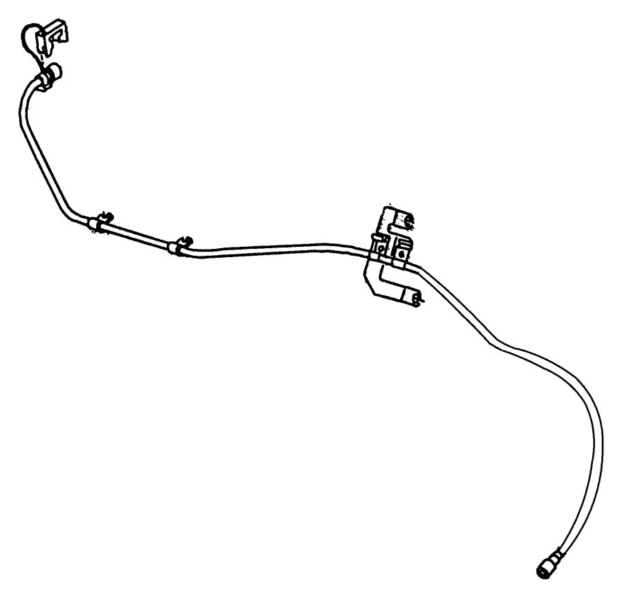 52127788 Dodge Clip Fuel Line Fuel Tube Secondary